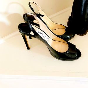 Beautiful Jimmy Choo Peep Toe Slingbacks